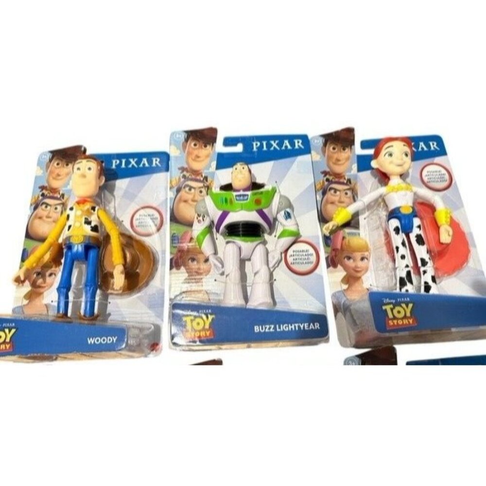 Disney Pixar Vintage Toy Story Action Figure Set‎ Woody Buzz and more NEW in Box - Picture 13 of 16